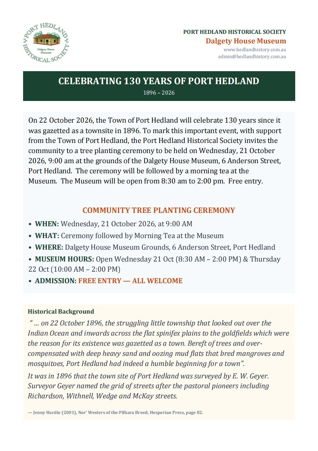 130 years celebration